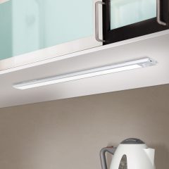   NORMAN modern LED fürdőszobai tükörmegvilágító , ezüst, 130lm