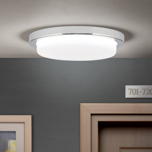 LEROX modern LED mennyezeti lámpa , króm, 1300lm