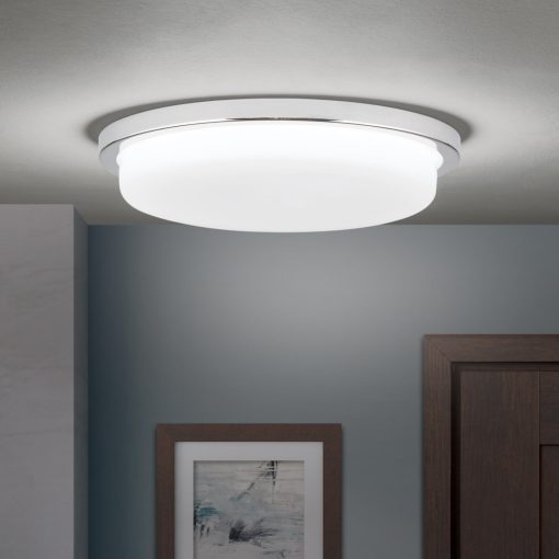 LEROX modern LED mennyezeti lámpa , króm, 2100lm