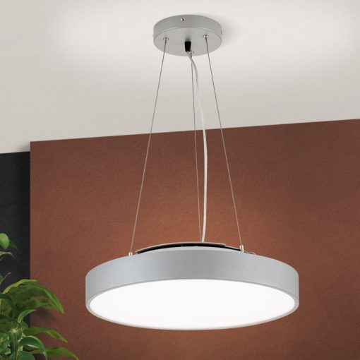 SPACE modern LED mennyezeti lámpa , titán, 4400lm