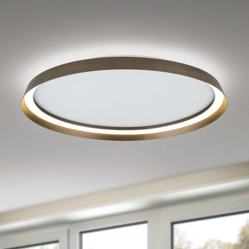 MANTA modern CCT LED mennyezeti lámpa , bronz, 2700lm